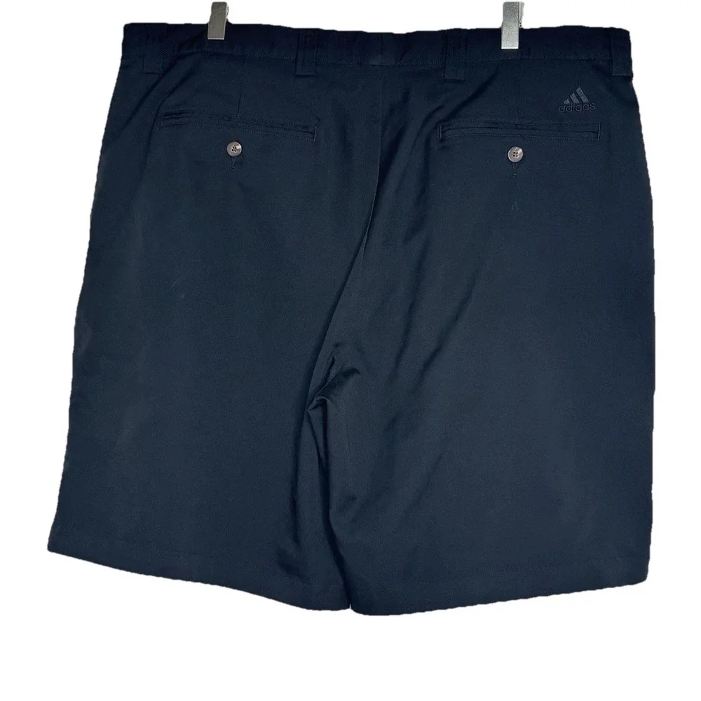 Adidas Shorts‎ Mens 40 Black Flat Front Chino Golf Sports  Outdoor  9